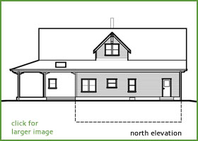 north elevation