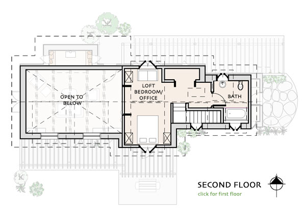second floor plan