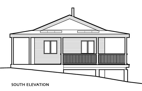 south elevation