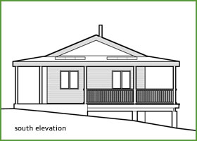 south elevation