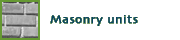 masonry units