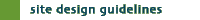 site guidelines